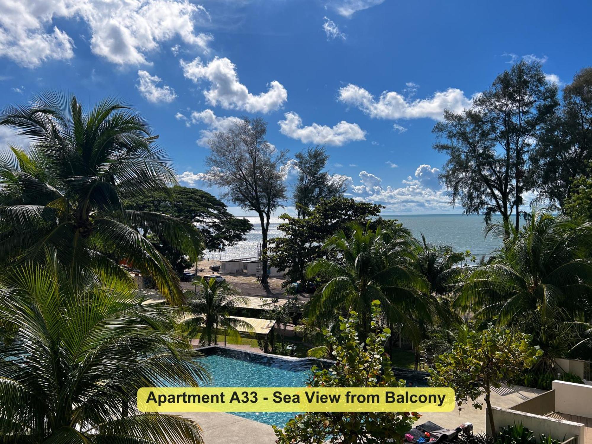 Apartmán By The Sea- Pool And Sea View Batu Feringgi Exteriér fotografie